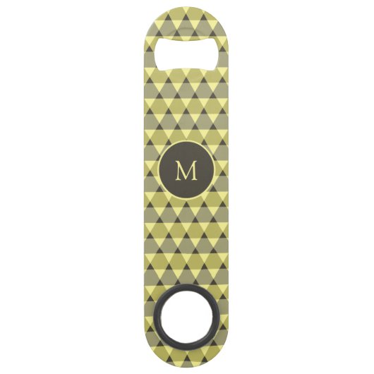 Dreiecke Muster Speed Flaschenöffner (Vorderseite)