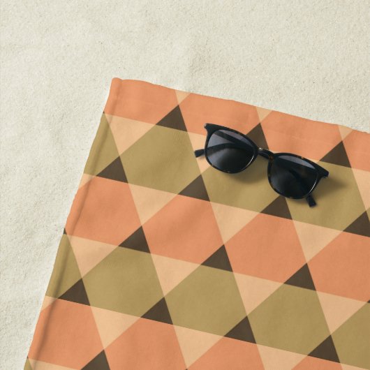 Dreiecke Muster Strandtuch (Beispiel)