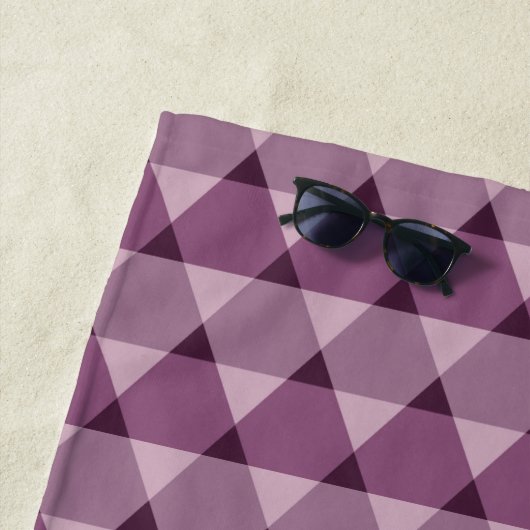 Dreiecke Muster Strandtuch (Beispiel)