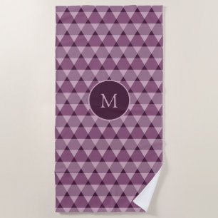 Dreiecke Muster Strandtuch