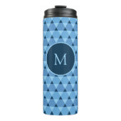 Dreiecke Muster Thermosbecher (Vorderseite)