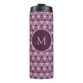 Dreiecke Muster Thermosbecher (Vorderseite)