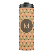 Dreiecke Muster Thermosbecher (Vorderseite)