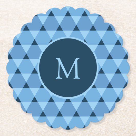 Dreiecke Muster Untersetzer (Vorderseite)