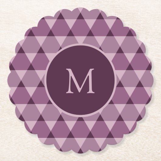 Dreiecke Muster Untersetzer (Vorderseite)