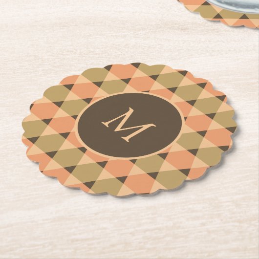 Dreiecke Muster Untersetzer (angewinkelt)