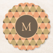 Dreiecke Muster Untersetzer (Vorderseite)