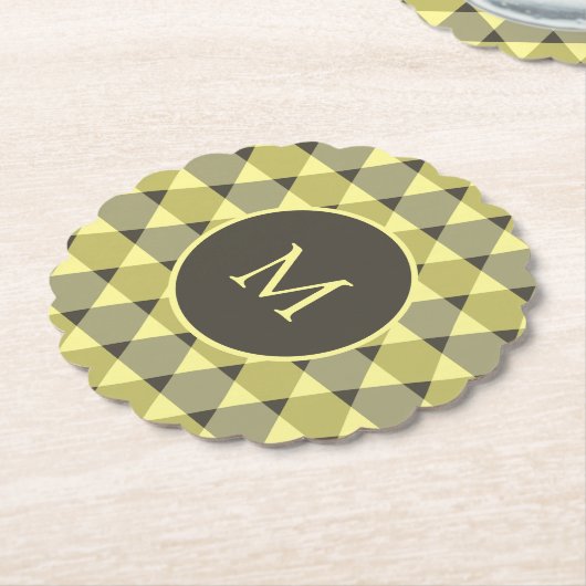 Dreiecke Muster Untersetzer (angewinkelt)