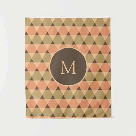Dreiecke Muster Wandteppich (Vorderseite)