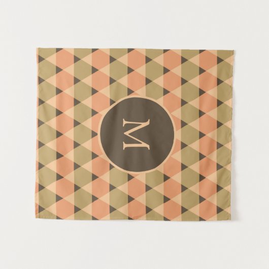 Dreiecke Muster Wandteppich (Vorderseite (Horizontal))