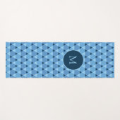 Dreiecke Muster Yogamatte (Vorderseite (Horizontal))