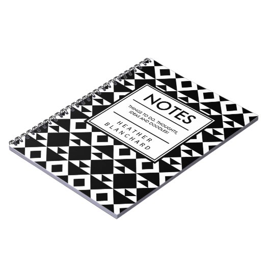 Dreiecke Notizblock (Linke Seite)