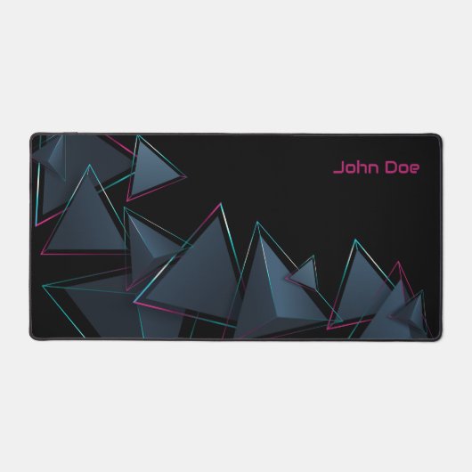 Dreiecke-PC-Schreibtisch Mat Schreibtischunterlage (Vorderseite)