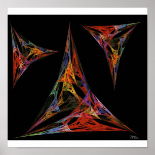 Dreiecke Poster