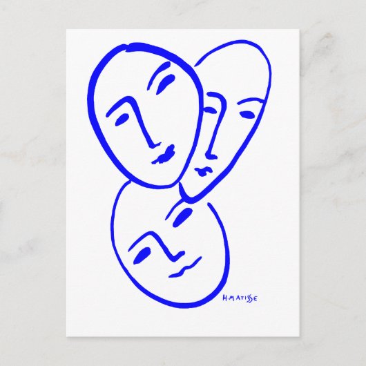 Dreiecke Postkarte (Vorderseite)