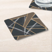 Dreiecke Rechteckiger Pappuntersetzer (angewinkelt)