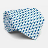 Dreiecke Retro Vintage Krawatte (Gerollt)