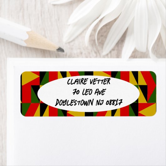 Dreiecke schwarze Geschichte (Insitu)