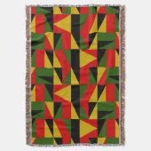 Dreiecke schwarze Geschichte Decke (Vorderseite Vertikal)