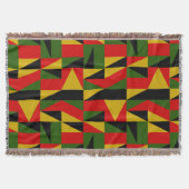 Dreiecke schwarze Geschichte Decke (Vorderseite)