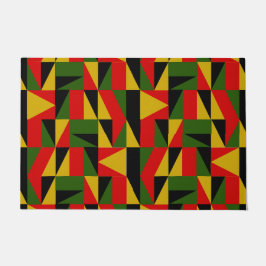 Dreiecke schwarze Geschichte Fußmatte