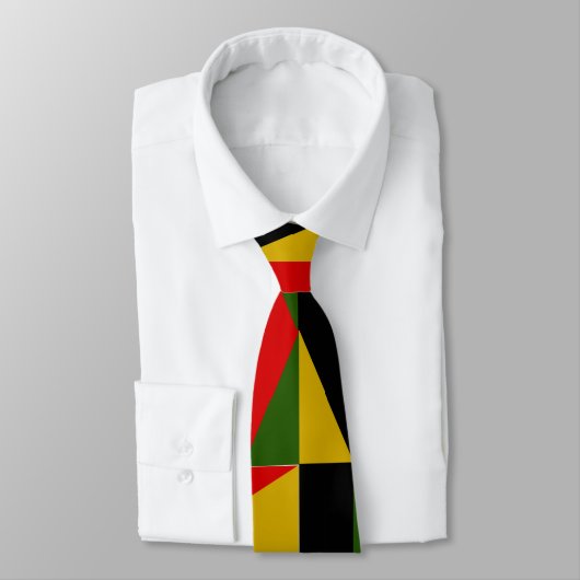 Dreiecke schwarze Geschichte Krawatte (Gebunden)