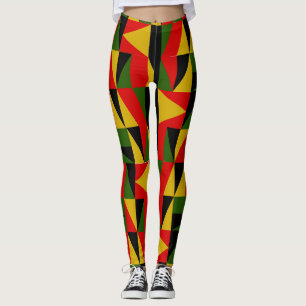 Dreiecke schwarze Geschichte Leggings