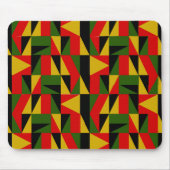 Dreiecke schwarze Geschichte Mousepad (Vorne)