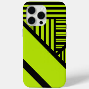 Dreiecke Streifen - Limettengrün Case-Mate iPhone Hülle