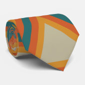 Dreiecke Tribal Geometric Muster Krawatte (Gerollt)