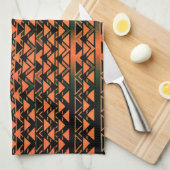 Dreiecke und geometrische Formen von ZigZag in ora Geschirrtuch (Viertel Falte)