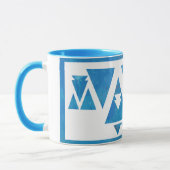 Dreiecke und Pfeile Tasse (Links)