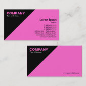 Dreieckecke - Rosa (FF66CC) Visitenkarte (Vorne/Hinten)