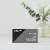 Dreieckecke Visitenkarte (Stehend Vorderseite)