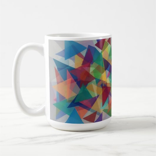 Dreieckig geformt kaffeetasse (Links)