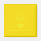 Dreieckig Magnet (Vorne)