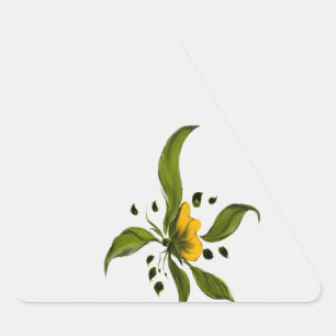 Dreieckige Aufkleber