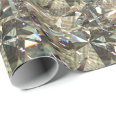 Dreieckige Diamantformen: Schichtstruktur. Geschenkpapier (Rolleneckpunkt)