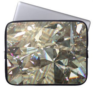 Dreieckige Diamantformen: Schichtstruktur. Laptopschutzhülle