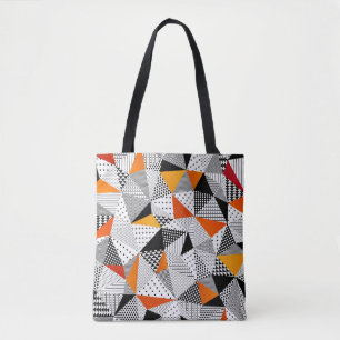Dreieckige Mode: Vintage polygonale Eleganz. Tasche