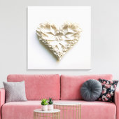 Dreieckiges Origami Leinwanddruck (Insitu (Wohnzimmer))