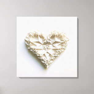 Dreieckiges Origami Leinwanddruck