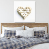 Dreieckiges Origami Leinwanddruck (Insitu (Schlafzimmer))