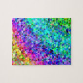 Dreieckmosaikregenbogen Puzzle (Horizontal)