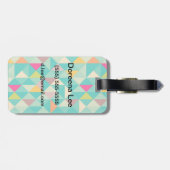 Dreieckmuster Gepäckanhänger (Rückseite horizontal)