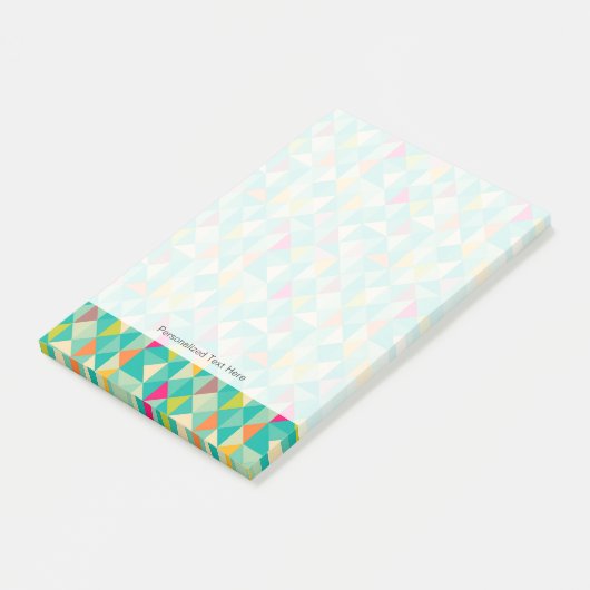 Dreieckmuster Post-it Klebezettel (angewinkelt)