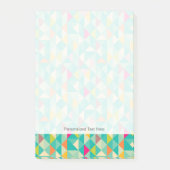 Dreieckmuster Post-it Klebezettel (Vorderseite)