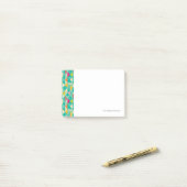 Dreieckmuster Post-it Klebezettel (Auf Schreibtisch)