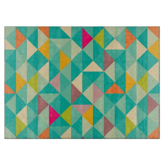 Dreieckmuster Schneidebrett (Vorderseite)