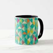 Dreieckmuster Tasse (VorderseiteRechts)
